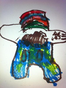 Jude drew this picture while in the hospital. Photo/Courtesy Cobler Family