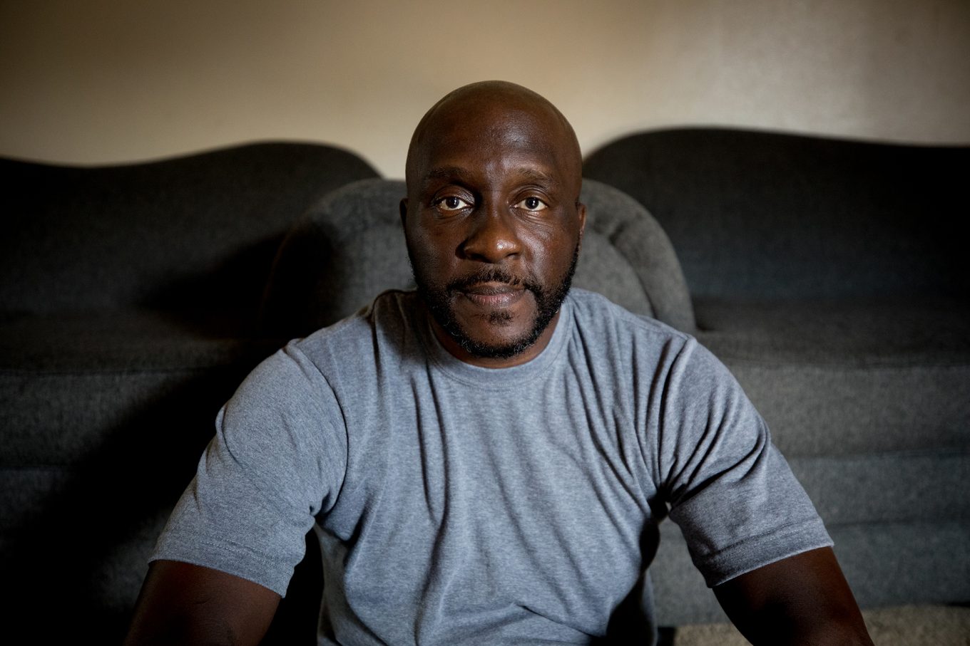 Some of the child support debt Marc Wilson racked up while in prison has been forgiven. He feels relieved — and guilty. / Photo: Allison V. Smith for KERA