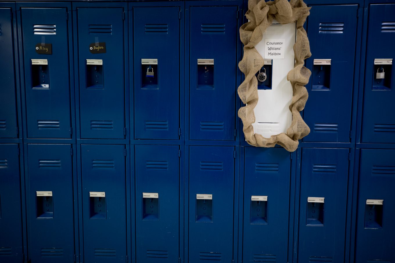 locker where students can send her private notes.